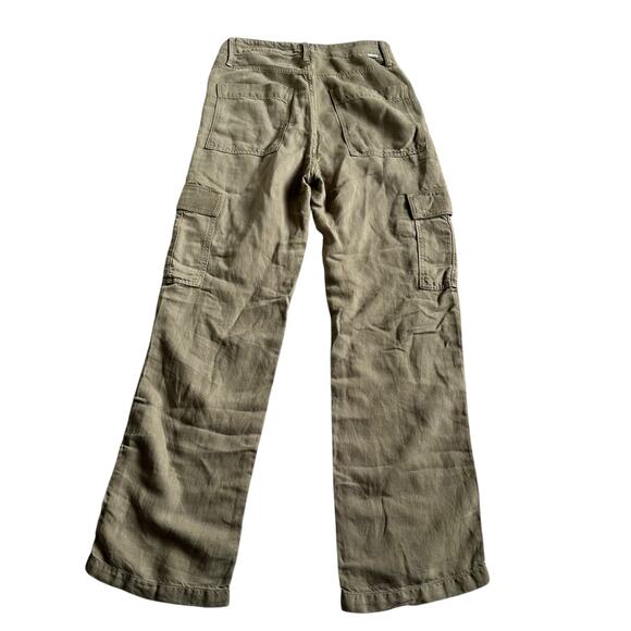 MOTHER Gothic Olive The Private Cargo Sneak Women's Size 27 Green Utility Pants - Picture 3 of 14